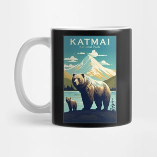 Katmai National Park Travel Poster Mug